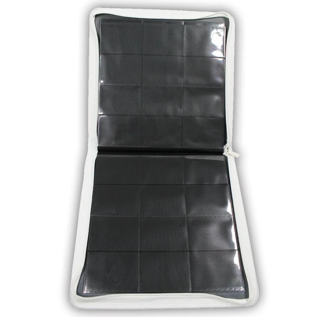 Carpeta Premium | Para 480 cartas (12 bolsillos por cara - carga lateral) - Varios Colores y con cierre - Top Deck